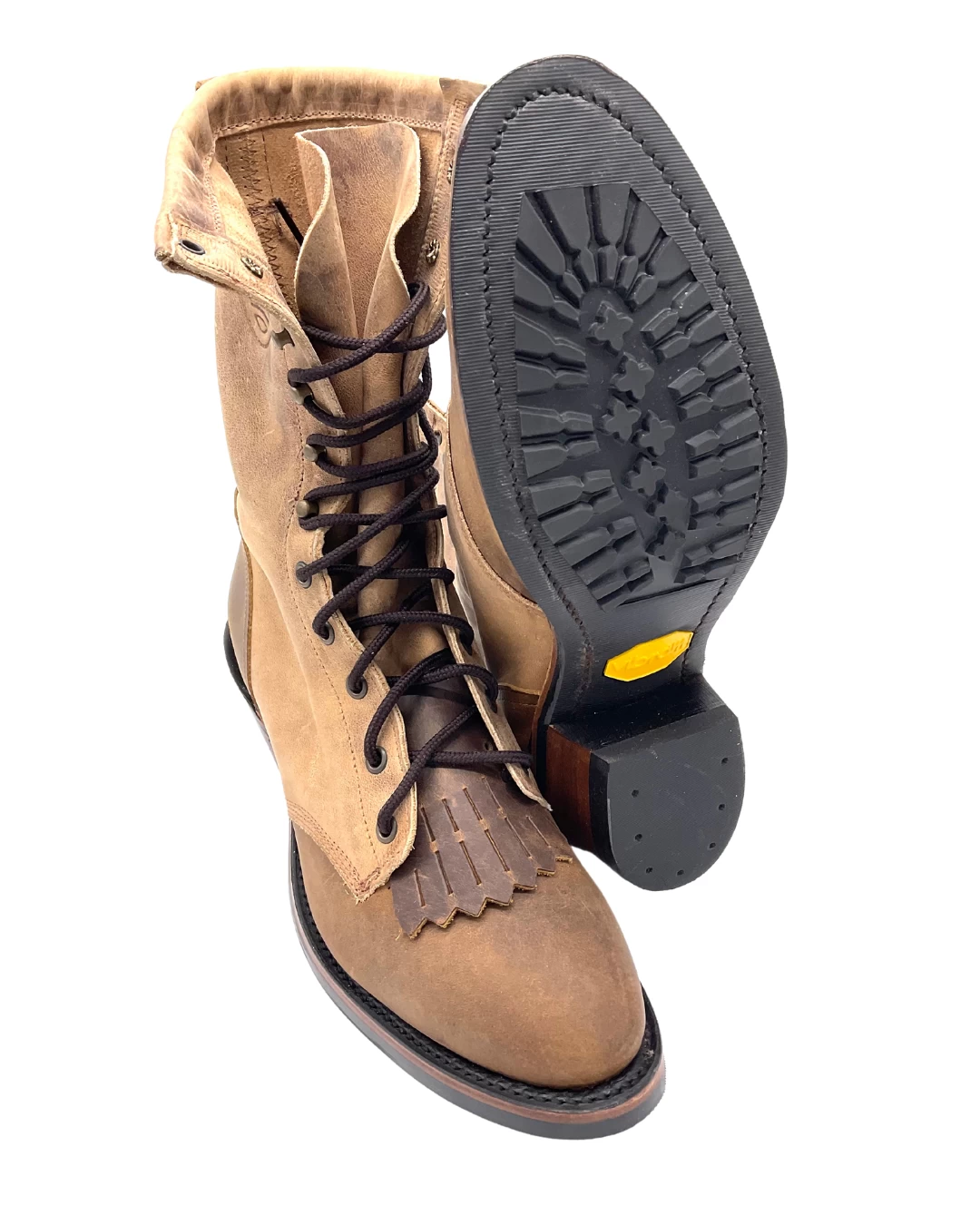 'Boulet' Men's 9" Packer Round Toe - HillBilly Golden / Rustico Tang 3 'Boulet' Men's 9" Packer Round Toe - HillBilly Golden / Rustico Tang - Image 3