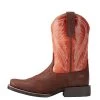 'Ariat' Youth 8" Hoolihan Alamo - Orange / Brown