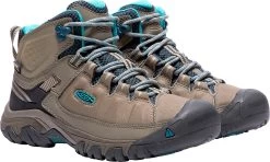 'Keen Outdoor' Women's Targhee EXP WP Mid Hiker - Brindle / Blue Coral -Footwear Sales Store 1017737 PLA large 1024x1024@2x