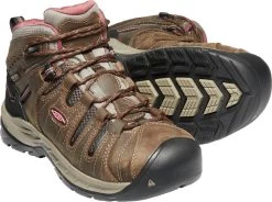 'Keen Utility' Women's Flint II EH WP Mid Hiker - Cascade Brown / Brick Dust -Footwear Sales Store 1025246 PPS large 1024x1024@2x