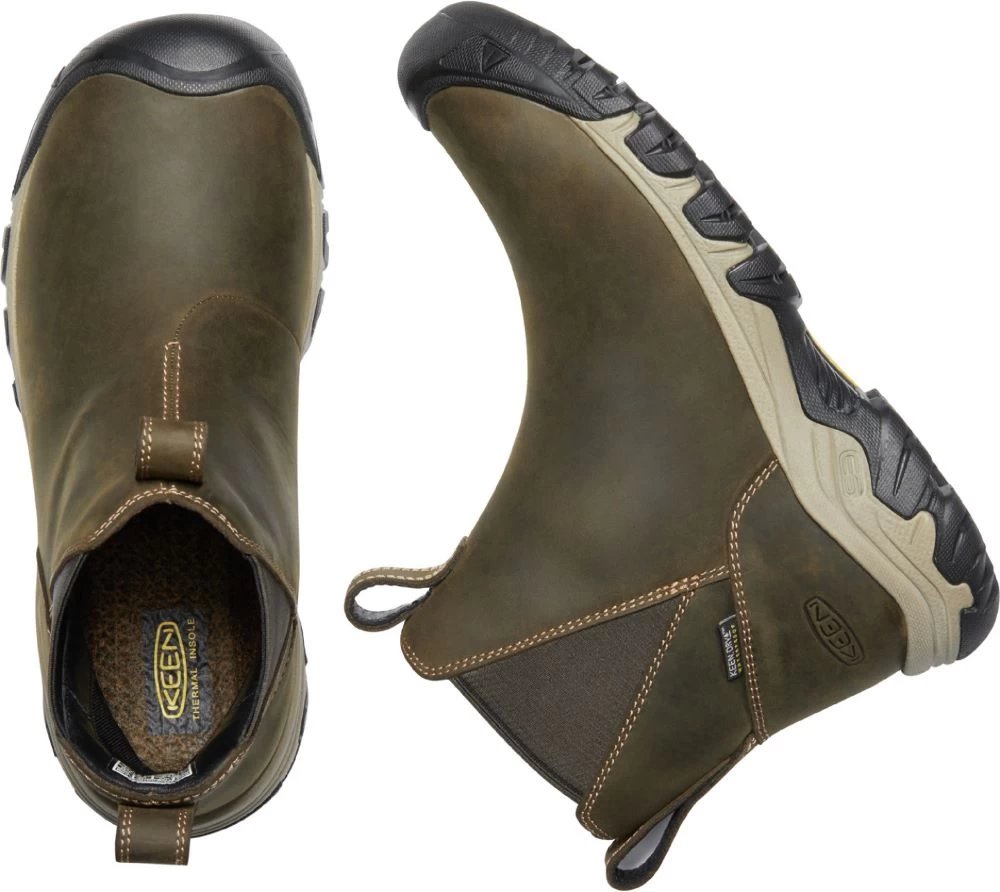 'Keen Outdoor' Women's Greta Insulated WP Chelsea Boot - Olive / Timberwolf 2 'Keen Outdoor' Women's Greta Insulated WP Chelsea Boot - Olive / Timberwolf - Image 2
