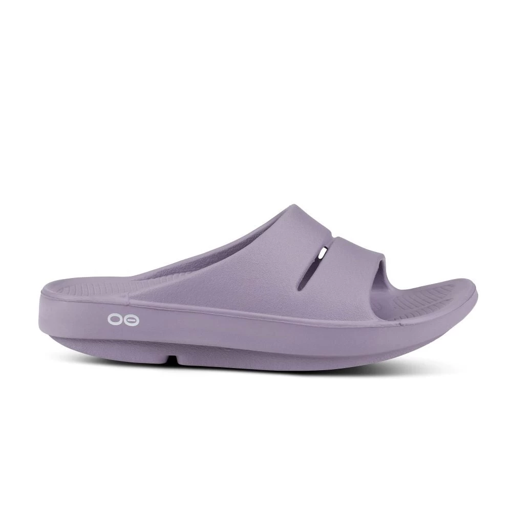 'OOFOS' Women's OOahh Slide Sandal - Mauve 1 'OOFOS' Women's OOahh Slide Sandal - Mauve