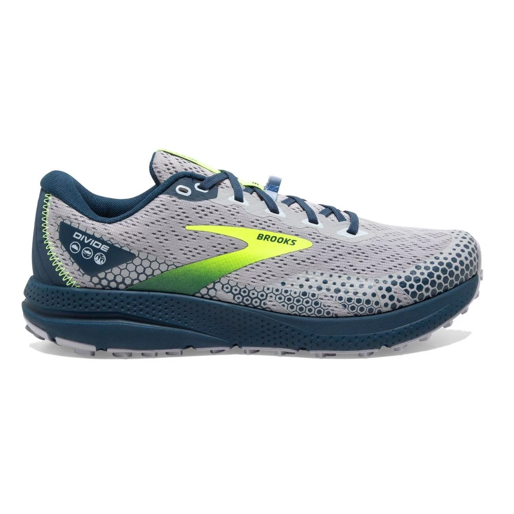 'Brooks' Men's Divide 3 - Alloy / Titan / Nightlife 1 'Brooks' Men's Divide 3 - Alloy / Titan / Nightlife