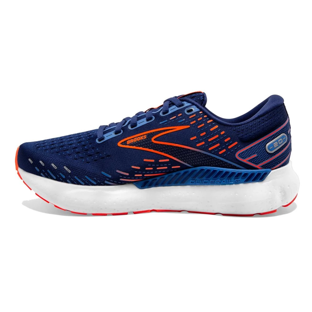 'Brooks' Men's Glycerin GTS 20 - Blue Depths / Palace Blue / Orange 6 'Brooks' Men's Glycerin GTS 20 - Blue Depths / Palace Blue / Orange - Image 6