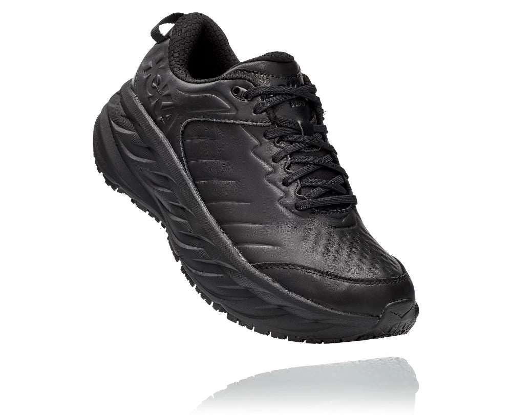 'HOKA' Men's Bondi SR - Black / Black (Wide) 1 'HOKA' Men's Bondi SR - Black / Black (Wide)