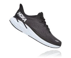 'HOKA' Men's Clifton 8 - Black / White 8 'HOKA' Men's Clifton 8 - Black / White -Footwear Sales Store 1119393 BWHT 2 1024x1024@2x