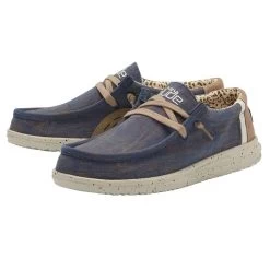 'Hey Dude' Men's Wally Free - Natural Blue