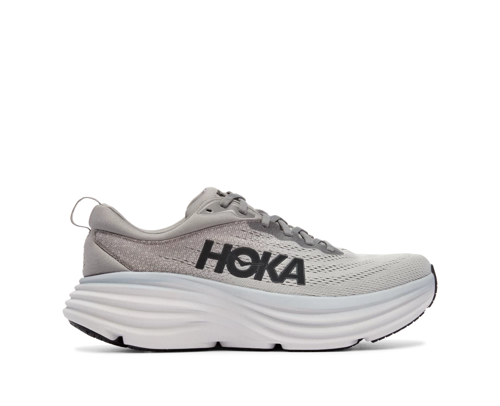 'HOKA' Men's Bondi 8 - Sharkskin / Harbor Mist (X-Wide) 4 'HOKA' Men's Bondi 8 - Sharkskin / Harbor Mist (X-Wide) - Image 4