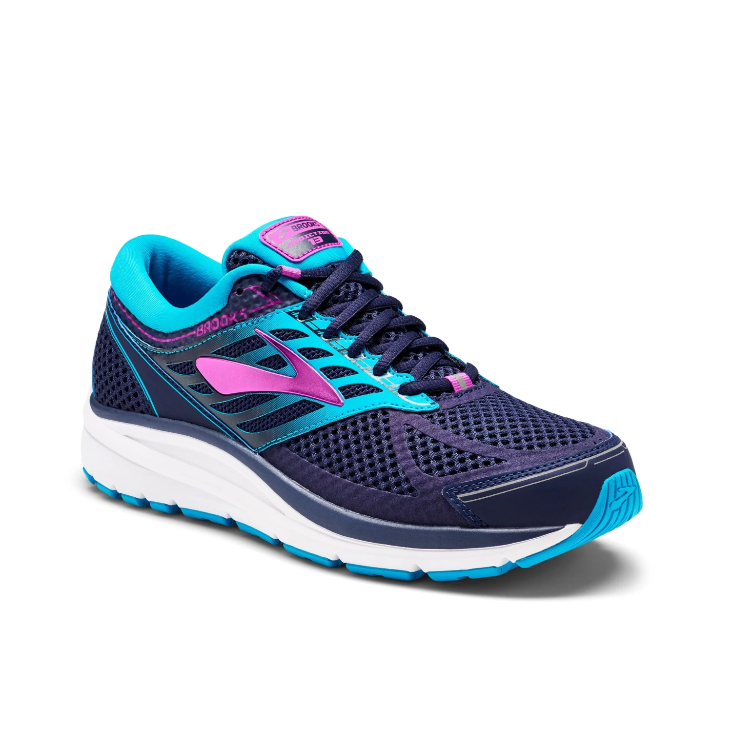 'Brooks' Men's Addiction 13 - Navy / Teal / Purple 2 'Brooks' Men's Addiction 13 - Navy / Teal / Purple - Image 2