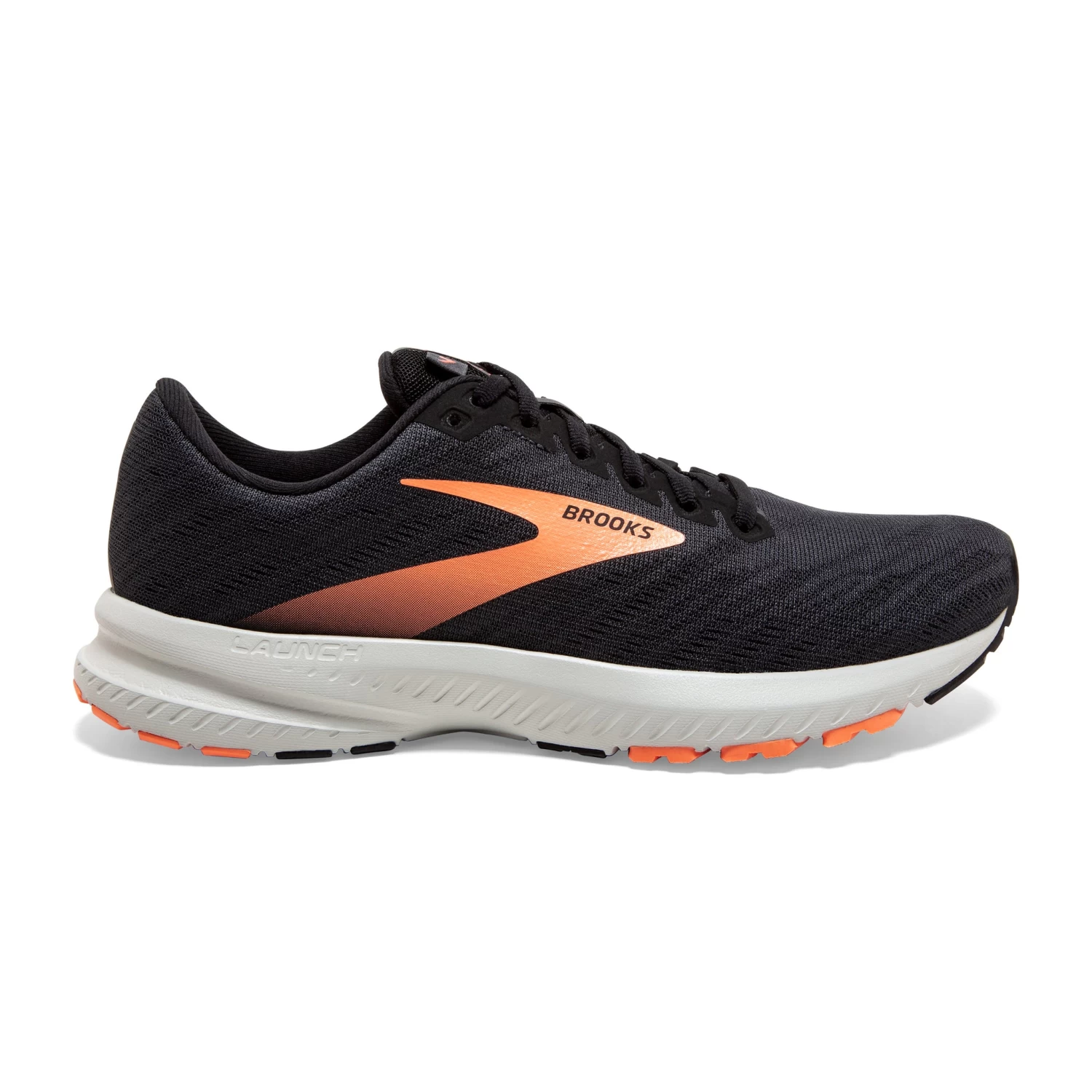 'Brooks' Women's Launch 7 - Black / Cantaloupe 1 'Brooks' Women's Launch 7 - Black / Cantaloupe