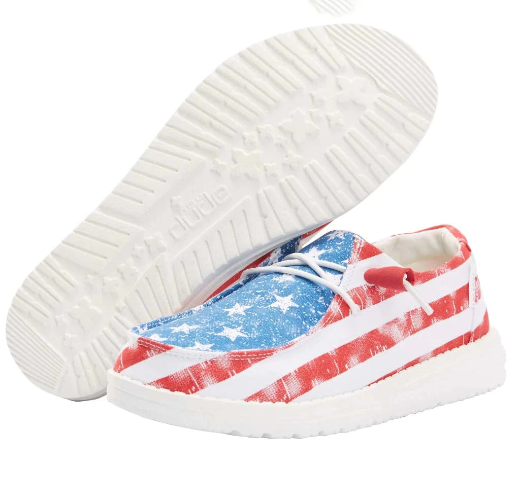 'Hey Dude' Women's Wendy - Star Spangled 2 'Hey Dude' Women's Wendy - Star Spangled - Image 2