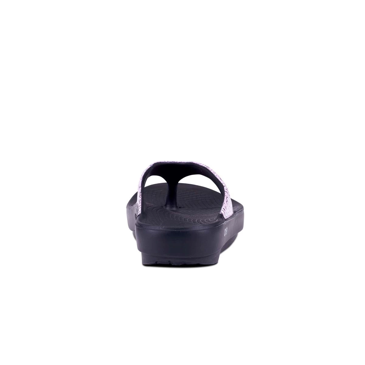 'OOFOS' Women OOlala Luxe Thong - Black / Pink Bandana 5 'OOFOS' Women OOlala Luxe Thong - Black / Pink Bandana - Image 5