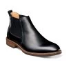 'Florsheim' Men's Lodge Plain Toe Gore Boot - Black Crazy Horse