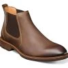 'Florsheim' Men's Lodge Plain Toe Gore Boot - Brown Crazy Horse