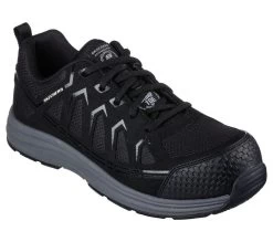 'Skechers' Men's Malad II EH Comp Toe - Black -Footwear Sales Store 200127 BLK 1024x1024@2x
