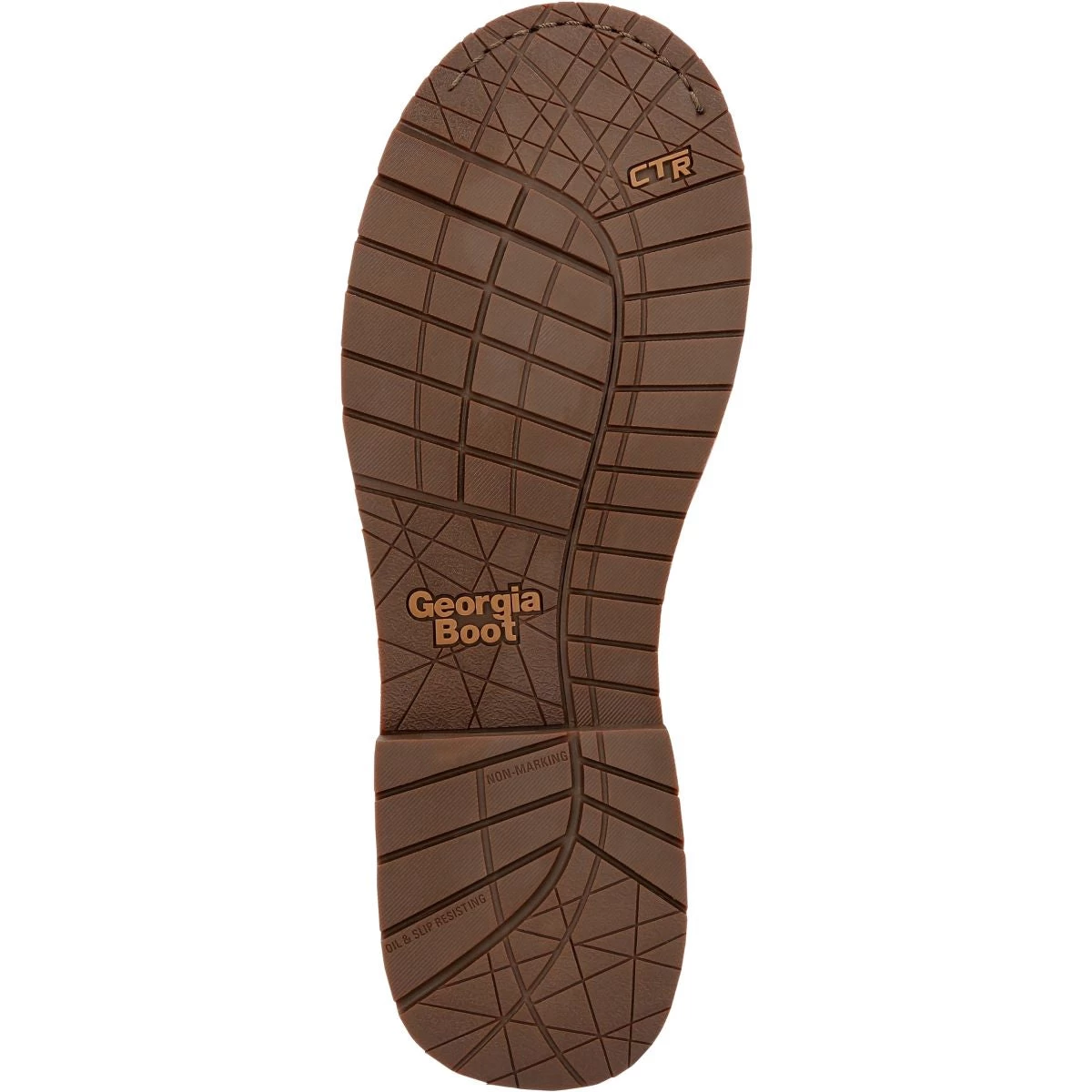 'Georgia Boot' Men's 6" Amp LT Edge EH WP Alloy Toe - Brown 3 'Georgia Boot' Men's 6" Amp LT Edge EH WP Alloy Toe - Brown - Image 3