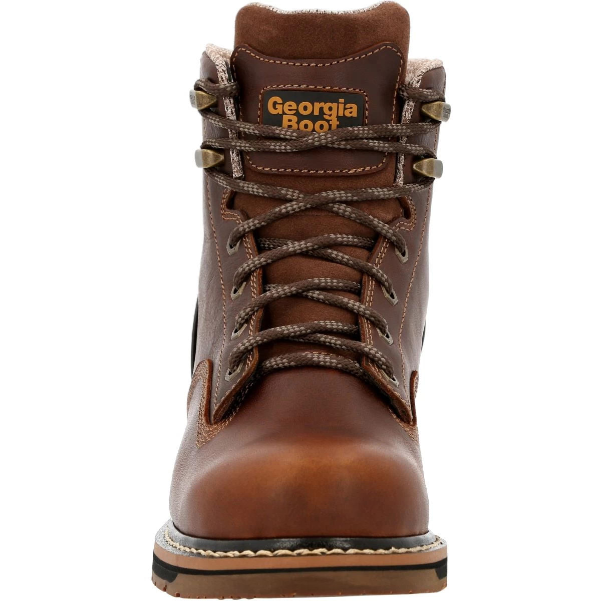 'Georgia Boot' Men's 6" Amp LT Edge EH WP Alloy Toe - Brown 4 'Georgia Boot' Men's 6" Amp LT Edge EH WP Alloy Toe - Brown - Image 4