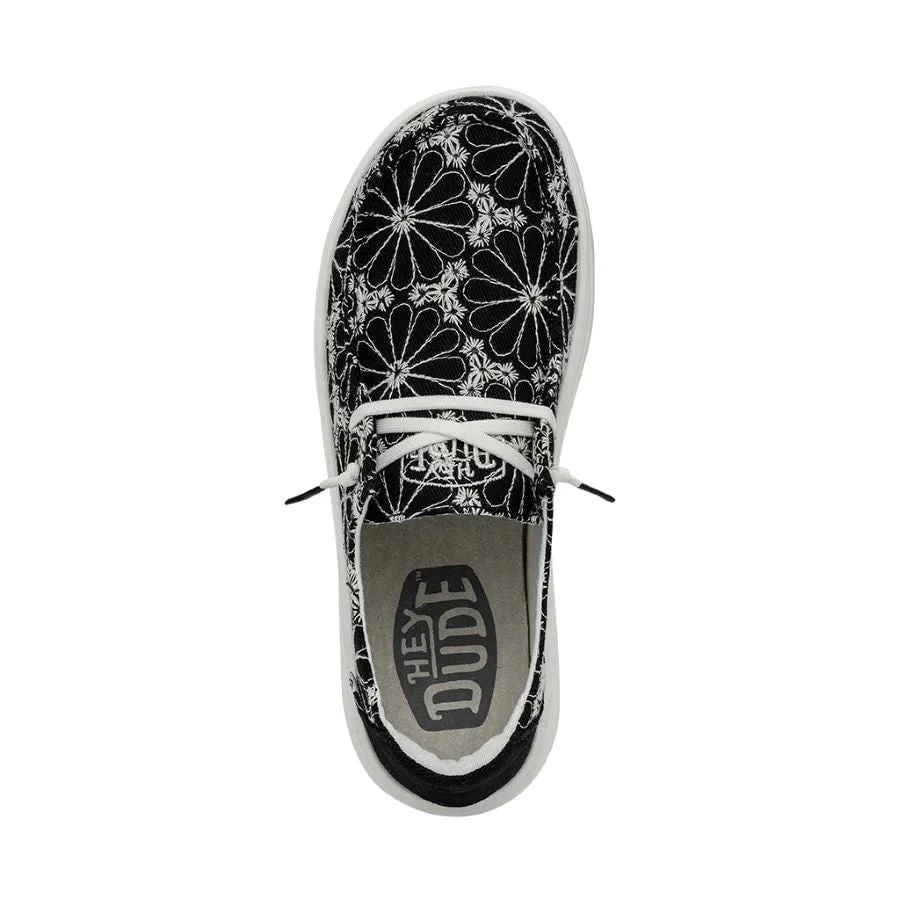 'Hey Dude' Women's Wendy Rise Eyelet - Black 2 'Hey Dude' Women's Wendy Rise Eyelet - Black - Image 2