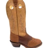'Boulet' Men's 13" Buckaroo Western Round Toe - Cognac / Butterscotch