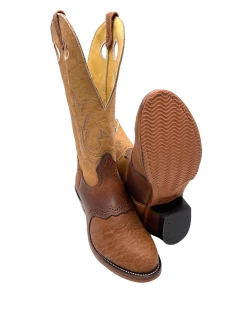 'Boulet' Men's 13" Buckaroo Western Round Toe - Cognac / Butterscotch 8 'Boulet' Men's 13" Buckaroo Western Round Toe - Cognac / Butterscotch -Footwear Sales Store 41636 1 1024x1024@2x