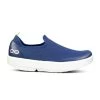 'OOFOS' Women's OOmg EeZee Low Shoe - White / Navy