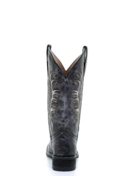 'Corral' Women's 12" Embroidered Western - Black / Sand -Footwear Sales Store 5356 2 1024x1024@2x