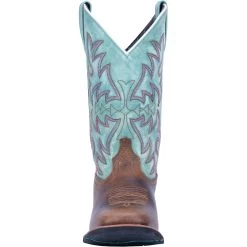 'Laredo' Women's 11" Anita Western Square Toe - Brown / Turquoise 10 'Laredo' Women's 11" Anita Western Square Toe - Brown / Turquoise -Footwear Sales Store 5607 5 1024x1024@2x