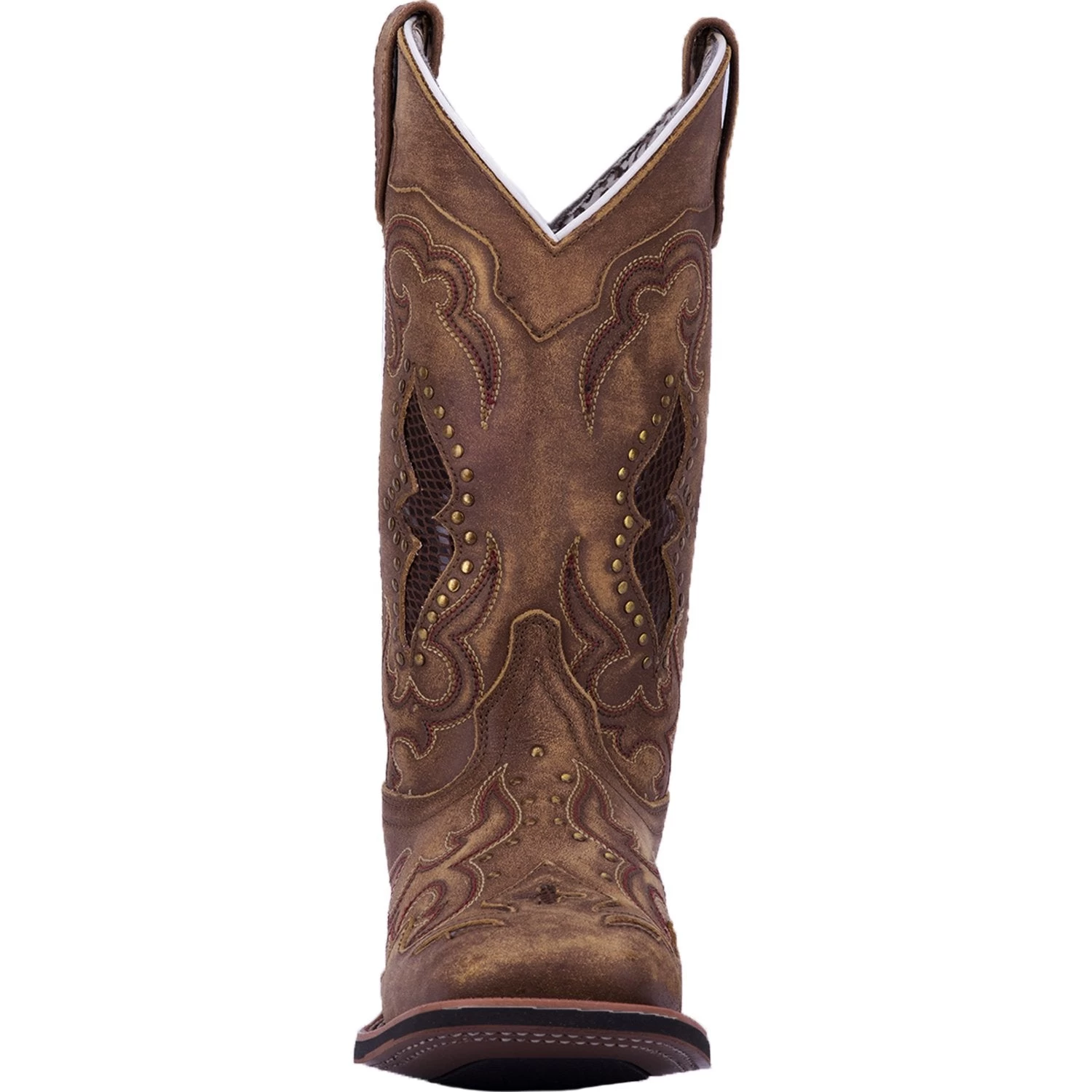 'Laredo' Women's 11" Spellbound Western Square Toe - Tan 4 'Laredo' Women's 11" Spellbound Western Square Toe - Tan - Image 4