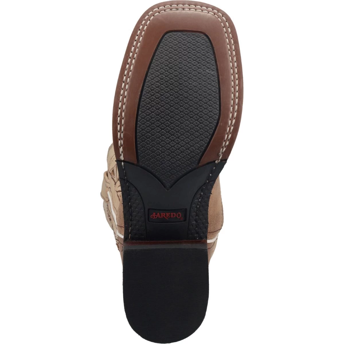 'Laredo' Women's 11" Kite Days Western Square Toe - Tan / Brown 3 'Laredo' Women's 11" Kite Days Western Square Toe - Tan / Brown - Image 3