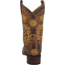 'Laredo' Women's 11" Secret Garden Western Square Toe - Brown -Footwear Sales Store 5822 4 1024x1024@2x