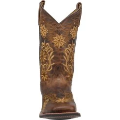 'Laredo' Women's 11" Secret Garden Western Square Toe - Brown -Footwear Sales Store 5822 5 1024x1024@2x
