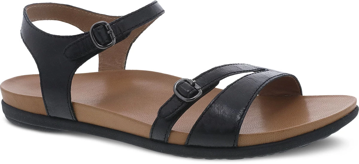 'Dansko' Women's Janelle - Black Glazed Kid Leather 3 'Dansko' Women's Janelle - Black Glazed Kid Leather - Image 3