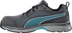 'Puma' Women's Fuse Knit Motion Protect EH Low Comp Toe - Grey / Turquoise -Footwear Sales Store 643905 FUSE KNIT BLUE WNS LOW left 1024x1024@2x