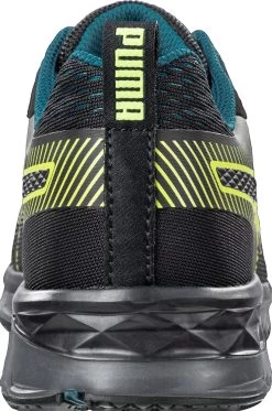 'Puma' Women's Fuse Knit Motion Protect EH Low Comp Toe - Black / Green -Footwear Sales Store 643935 FUSE KNIT BLACK WNS LOW back 1024x1024@2x