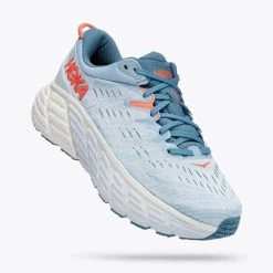 'HOKA' Women's Gaviota 4 - Blue Fog / Plein Air (Wide)