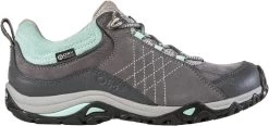 Oboz Footwear 'Oboz' Women's Sapphire Low WP Low Hiker - Charcoal / Beach Glass (Wide)