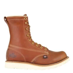 'Thorogood' Men's 8" American Heritage EH SR Steel Toe - Tobacco Brown