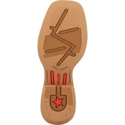 'Durango' Children's Lil' Rebel Pro Western Square Toe - Acorn / Black Onyx -Footwear Sales Store DBT0237C outsole 1024x1024@2x