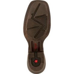 'Durango' Men's 15" Rebel Pro Western Saddle Boot - Chestnut / Brilliant Blue -Footwear Sales Store DDB0337 outsole 1024x1024@2x