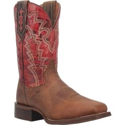 'Dan Post' Men's 11" Killeen Western Square Toe - Tan / Red -Footwear Sales Store DP4813 1 1024x1024@2x