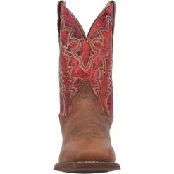 'Dan Post' Men's 11" Killeen Western Square Toe - Tan / Red -Footwear Sales Store DP4813 5 1024x1024@2x