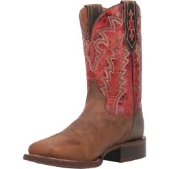 'Dan Post' Men's 11" Killeen Western Square Toe - Tan / Red -Footwear Sales Store DP4813 8 1024x1024@2x