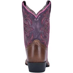 'Dan Post' Youth Majesty Leather Boot - Brown / Purple -Footwear Sales Store DPC3947 4 1024x1024@2x