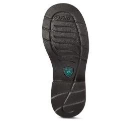 'Ariat' Youth 6" Cowpoke Fatbaby Western - Dark Brown / Turquoise -Footwear Sales Store F20 YTH WEST 10034014 sole 1024x1024@2x