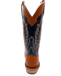 'Fenoglio Boots' Men's 13" Boomer Western Square Toe - Russet / Blue -Footwear Sales Store FB001012045 1024x1024@2x