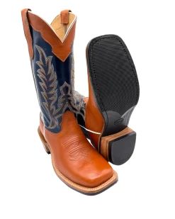 'Fenoglio Boots' Men's 13" Boomer Western Square Toe - Russet / Blue -Footwear Sales Store FB001012046 1024x1024@2x