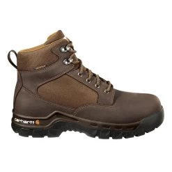 'Carhartt' Men's 6" Rugged Flex® EH WP Steel Toe - Chocolate Brown / Oil Tan