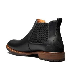 'Florsheim' Men's Lodge Plain Toe Gore Boot - Black Crazy Horse -Footwear Sales Store Florsheim Fall 2020 14285 010 ALT 7 1024x1024@2x
