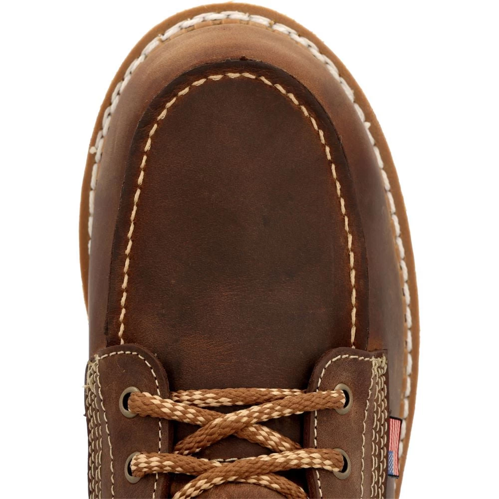 'Georgia Boot' Men's 8" Wedge Sole EH WP Soft Toe - Brown 2 'Georgia Boot' Men's 8" Wedge Sole EH WP Soft Toe - Brown - Image 2