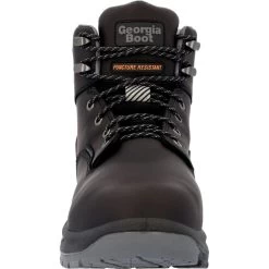'Georgia Boot' Men's 6" OT Int. MetGuard EH WP Alloy Toe - Black -Footwear Sales Store GB00562 front 1024x1024@2x